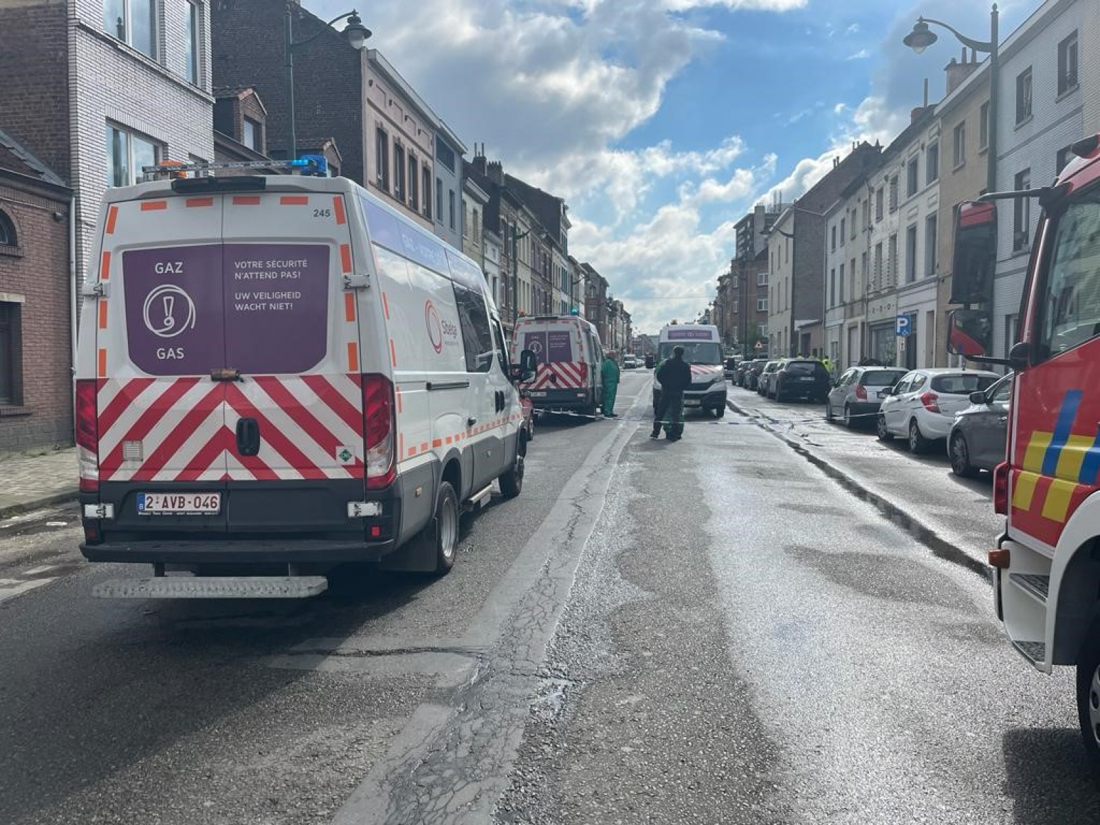 Gaslek Middendrukleiding Bergensesteenweg Te Anderlecht - Nieuws - Sibelga