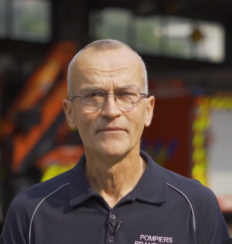 Major Marc Baudhuin, Pompiers de Bruxelles : "Ventilation et entretien, des réflexes essentiels"